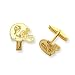 14K Miami Dolphins Helmet Cuff Links