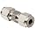 Parker 4SC4-316 316 Stainless Steel A-LOK Union 1/4" Compression Fitting 1/4" Compression