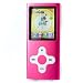 Mini MP3 Player Video/Foto Multimedia Spieler 8GB pink 40g leicht