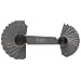 Starrett 178MA Millimeter Reading Fillet Or Radius Gauge With Locking Device, 1-7mm Range, 0.25mm And 0.5mm Increments, 34 Leaves