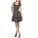 Go International Ruffle Calico Print Dress - Ebony
