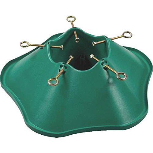 Jack Post 506-ST Christmas Tree Stand, Green Plastic, 6 Ft. Tree - Quantity 1