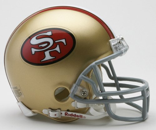 Riddell San Francisco 49ers Mini Replica Throwback Helmet