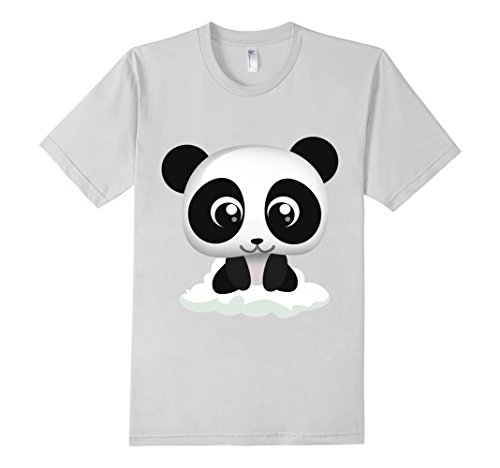 Adorable Panda Baby Bear on Fluffy White Cloud T Shirt