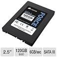 Corsair CSSD-F120GB3A-BK Force Series 3 Solid State Drive - 120GB, SATA III (6Gb/s), 2.5", up to 550MB/s Read, up to 510MB/s Write