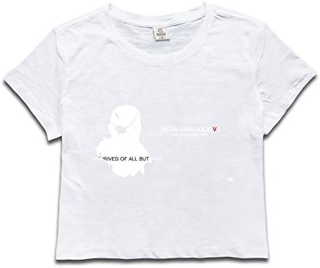 Ladies Metal Gear Solid V The Phantom Pain Dew Navel T Shirts