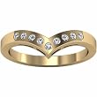 14K Yellow Gold Diamond Ring/Band - 0.18 Ct.
