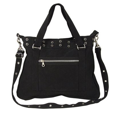 Black Vintage Canvas Pistol Belt Bag