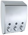 Wenko Soap Dispenser Varese 3-chamber chrome