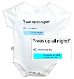 Frenchie Mini Couture Funny Baby One-Piece Bodysuit, 