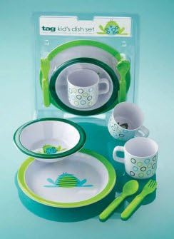 Frog Hollow Child's 5-piece Serving Set by Tag