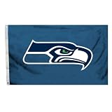 NFL Seattle Seahawks Logo Only 3-by-5 Feet Flag with Grommetts