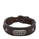 Fossil Herren-Armband Leder braun Dornschliesse 20+3 cm JF86562040