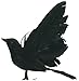 Factory Direct Craft Pkg of 6 Feather Flying Artificial Crow Black Birds