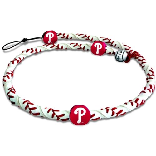 MLB Philadelphia Phillies Classic Frozen Rope Baseball Bracelet