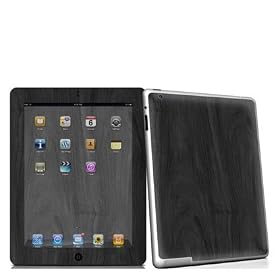 Franklin Covey Decal Skin for Apple iPad 2 by Decal Girl - Black Woodgrain by 