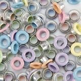 Eyelet Outlet Quicklets Round 84/Pkg Spring Mix QRND-440; 6 Items/Order