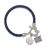 NHL Toronto Maple Leafs Hockey Fights Cancer Bracelet by LogoArt