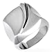 Men's Chunky Stainless Steel Signet Ring