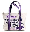 Coach Limited Edition YOU WOULDN'T BELIEVE Glam Shopper Bag Tote