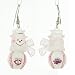 Pack of 10 Pairs of MLB Minnesota Twins Snowman Baseball Earrings