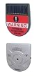 Techko S096 Indoor Vibration Sensor Alarm, Solar Powered, Ultra Slim Design
