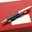 【中古】 Montegrappa モンテグラッパ 万年筆 フォー フェラーリ FBシリーズ チタニウム ラッカー ブルー M