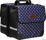  Axiom Gatherer Shopper Pannier Set, Navy Print