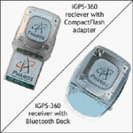 Pocket GPS Navigator with Bluetooth GPS Plus CF Adapter and Power Pack
