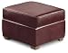 HomeStyles&Acirc;&reg; 30" Square Leather Storage Ottoman Burgundy