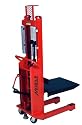 Mobile SPL50 Pedalifter Manual Foot Pump Stacker with Fixed Platform, 1000 lbs Capacity