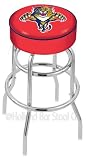 Florida Panthers 25 inch Double-Ring Chrome Bar Stool