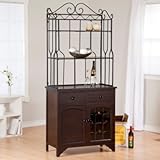 IMAGE OF Padova Bakers Rack with Wine Storage - ALZ318