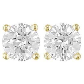 Parikh� 14K Yellow Gold Diamond Stud Earrings, 0.40ctw