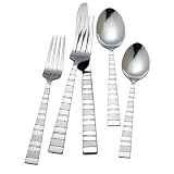 R+B Everyday Pierson 18/0 Stainless Steel 45 Piece Flatware Set, Service for 8