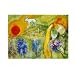 Amoureux de Vence Art Poster Print by Marc Chagall, 20x16