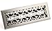 Accord AMFRSNC412 Charleston Floor Register, 4-Inch x 12-Inch(Duct Opening Measurements), Satin Nickel