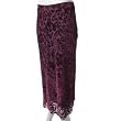 Adi Designs Floral Burnout Maxi Skirt