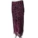 Adi Designs Floral Burnout Maxi Skirt
