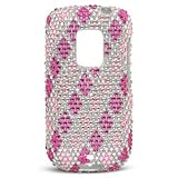 Full Diamond Plastic Case w/ Diagonal Checkers for Sprint HTC Hero (Hot Pin ....