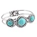KESEELY Vintage Style Retro Cute Plating Lady Bracelet Circle Bangle Bracelet