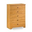 Billy Collection 5-Drawer Chest in Florence Maple Finish By South Shore Furniture