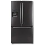 Samsung Refrigerator With French Doors, 26 Cu. Ft. Black - Samsung RF267AEA ....