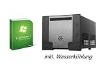 HeidePC® WASSERGEKÜHLTER GAMER Spezial MINI ITX PC - Das kleine Power- Packet - (Der Intel Quad-Core I5-760 (4x2,8GHz) mit Wasserkühlung (Wartungsfrei), Mainboard (USB 3.0 fähig), 8GB DDR3 RAM, Grafikkarte nVidia GeForce GTX 570 (1280MB), 1 TB HDD, SSD 240 GB, 6x Bluray Brenner, 80Plus Netzteil 600 Watt, ist geballter Spielespass pur und dazu HighEndGamer, HTPC und OfficePC in EINEM!, inkl. Windows 7 Home Premium 64 bit Dvd.
