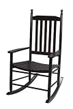 Gift Mark Adult Tall Back Rocking Chair, Espresso