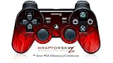 Sony PS3 Controller Skin Fire Red