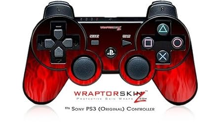 Sony PS3 Controller Skin - Fire Red