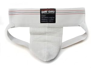 Safe-T-Gard Jock Strap Athletic Supporter - White - XX-Large, 44-50