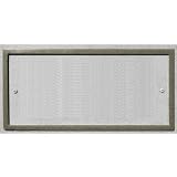 Qualarc RIG-4915 Ridgestone Rectangle Address Plaque System, Slate