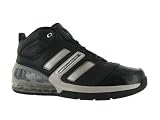 Adidas Bounce Artillery II Black/White/Silver Leather Basketball Shoes
